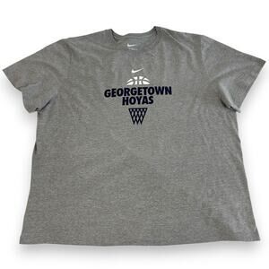 Georgetown Hoyas Mens 3XL Shirt Nike Basketball Just Do It Cotton Poly Blend